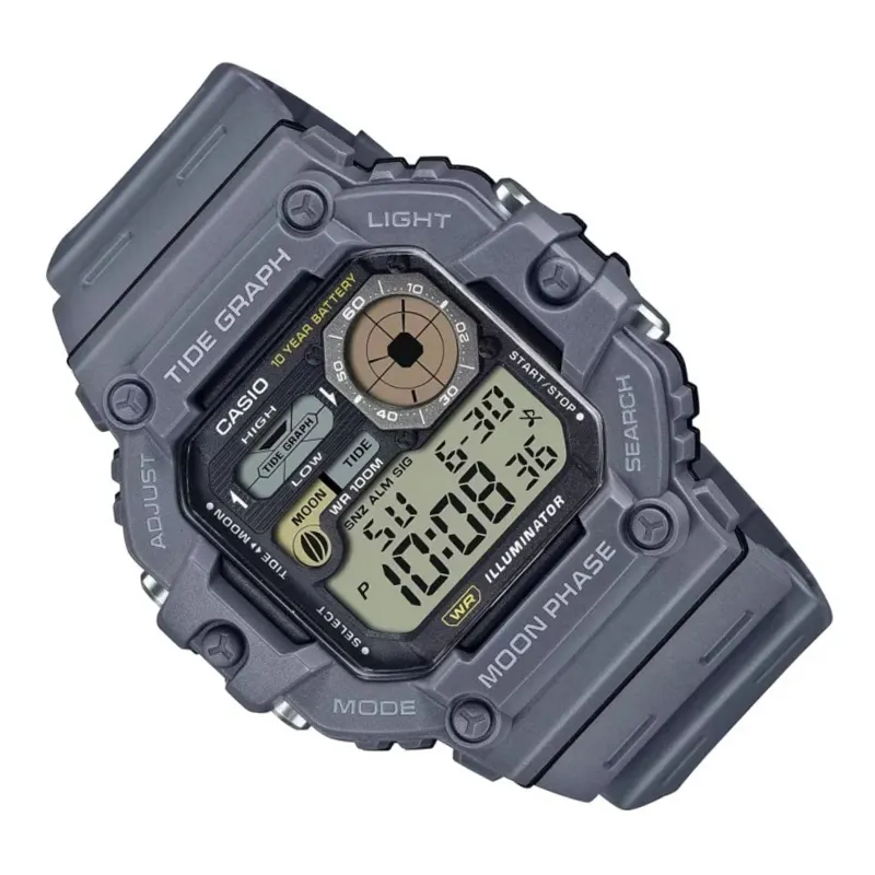 Casio Youth Standard Digital Dial Grey Men's Watch- WS-1700H-8AV